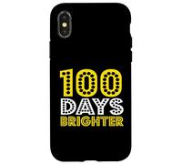 100 Days of School 100 days brighter Custodia per iPhone X/XS