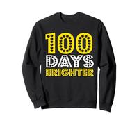 100 Days of School 100 days brighter Felpa