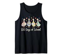 100 Days of School Goose Cute Teacher 100th Day Kids Canotta