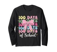 100 Days of School, Simpatica Matita Rosa con Fiocco a Forma di Civetta per Bambine e Bambine Maglia a Manica