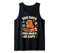 100 Days You Must Be Capy Cute Leopard Capybara Scuola Kid Canotta