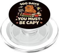 100 Days You Must Be Capy Cute Leopard Capybara Scuola Kid PopSockets PopGrip per MagSafe