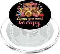 100 Days You Must Be Capy Cute Leopard Capybara Scuola Kid PopSockets PopGrip per MagSafe