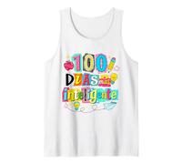 100 Dias mas Inteligente Insegnante di Spagnolo Educatori Scuola Canotta