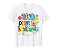 100 Dias mas Inteligente Insegnante di Spagnolo Educatori Scuola Maglietta