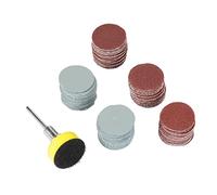 100 Dischi Abrasivi 25mm Grana 100-3000 con Pad, Ideali per Levigatura di Precisione e Modellismo