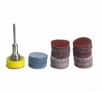 100 dischi abrasivi da 25 mm, grana 100-3000, kit di lucidatura | 100 pezzi assortiti, grana da 100 a 3000, include manico e asta, ideali per lavori di finitura fine