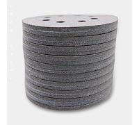 100 dischi abrasivi da 5 pollici - Assortimento di carta vetrata con gancio e anello a 6 e 8 fori for levigatrice orbitale casuale(800grit 6 holes)