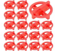 100 distanziatori a croce per livellamento piastrelle riutilizzabili, strumenti incrociati per allineamento del pavimento (spazio di 2 mm)