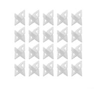 100 distanziatori di precisione per sistemi di livellamento delle piastrelle, per progetti di piastrelle in ceramica, 1 mm, 1,5 mm, 2 mm, 3 mm, strumento in plastica blu (100 pezzi da 1 mm)
