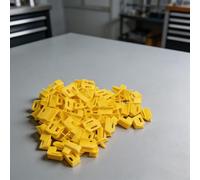 100 distanziatori per piastrelle, sistema di livellamento per pavimento e parete, strumento di costruzione in ceramica blu a forma di T, kit riutilizzabile da 1 mm a 3 mm (100 pezzi da 1,5 mm)