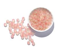 100 distanziatori rotondi sfusi in vetro serie Jelly da 8 mm, per la creazione di gioielli, braccialetti fatti a mano, accessori per donne, adulti, principianti, orecchini, collane, decorazione