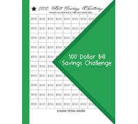 100 Dollar Bill Savings Challenge: 8.5x11 inches , 110 Pages