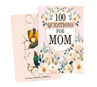100 domande per mamma, madre e figlia, diario con dedica, libro di lunga durata per donne, madri, figlie, compleanno, Natale