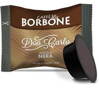 100 DON CARLO Caffè Borbone Miscela NERA Compatibili con A Modo Mio - Compatibili con le Macchine ad uso domestico Lavazza* A Modo Mio* -