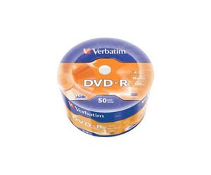100 DVD -R VERBATIM vergini 16X SILVER Advanced Azo +100 CD SLIM NERE CUSTODIE