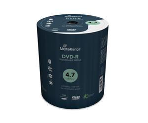 100 DVD-R vergini Mediarange 4,7GB 120Min (Video Game)