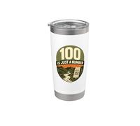 100 è solo un numero: distintivo per Ultramarathon Trail Bicchiere termico in acciaio inox doppia parete