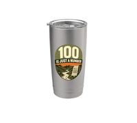 100 è solo un numero: distintivo per Ultramarathon Trail Bicchiere termico in acciaio inox doppia parete
