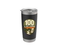 100 è solo un numero: distintivo per Ultramarathon Trail Bicchiere termico in acciaio inox doppia parete