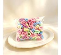 100 elastici per capelli in tessuto con filettatura a vite, colori | Supporti per capelli compatti per picnic nel tempo libero, brevi viaggi di base, pratici accessori per acconciature alla moda