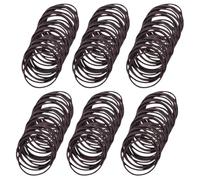 100 elastici per capelli marroni, sottili, senza cuciture, resistenti, piccoli, elastici delicati senza danni, non si strappano, per ragazze, bambini, donne, uomini