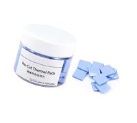 100 entità Silicone Caldo Differenza Ripieno 12x12x1.5mm Alta Compazione Tasso per CPU Dissipatore di Calore Installazione Circuito Pad Caldo