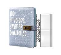 100 Envelope Saving Challenge Risparmia denaro Sfida per pianificatori di budget A6 risparmiando budget Planner con metodo di busta Budget Binder