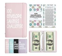 100 Envelopes Challenge Binder for Saving, Budget Binder, 2026 Savings Challenge Book, Money Organizer, Budget Planner Book, Savings Challenge Planner, Budget Planner