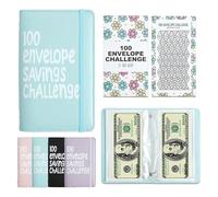 100 Envelopes Challenge Binder for Saving, Budget Binder, 2026 Savings Challenge Book, Money Organizer, Budget Planner Book, Savings Challenge Planner, Budget Planner