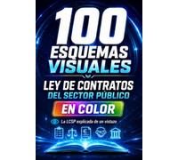 100 ESQUEMAS VISUALES DE LA LEY DE CONTRATOS DEL SECTOR PÚBLICO: Ley 9/2017, de 8 de noviembre · Preparación de oposiciones, estudio y consulta ... consolidado y actualización normativa 2026