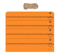 100 etichette da appendere per Halloween per decorare scatole regalo, sacchetti di caramelle, con corda da 20 m e accessori decorativi