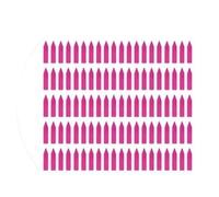 100 etichette for piante da giardino, cartellini for, marcatori for vivai, piastra di scrittura in plastica, scheda collegamento impermeabile Per la registrazione dei nomi delle piante(Pink)