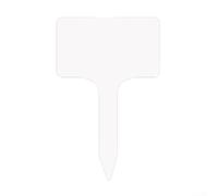 100 etichette impermeabili in acrilico per piante, a forma di T, trasparenti, resistenti ai raggi UV, facili da scrivere, per erbe, verdure, fiori, frutta, per l'organizzazione di serre e giardinaggio