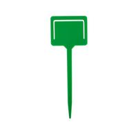 100 etichette in plastica per piante, marcatori ed etichette per piante da giardino tipo T, impermeabili, per nominare piante, ortaggi, fiori e piante in vaso (verde)