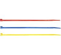 100 FASCETTE CABLAGGIO COLORATE FASCETTA BLOCCANTE ELETTRICISTA ELEMATIC 200x3,5 (GIALLO)