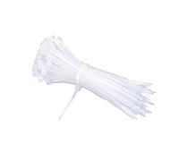 100 Fascette Cablaggio Stringicavo Larghezza 2.5mm Per Legare Fili Cavi Elettricista Casa Ufficio Fai Da Te (2.5X100mm, BIANCO)