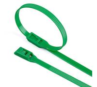 100 fascette in nylon, 350 mm x 8 mm, chiusure affidabili per l'organizzazione di casa e officina (verde, 100 pezzi)