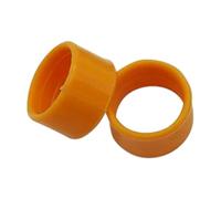 100 fascette in plastica per zampe di pollame da 16/18/20 mm con clip per l'alimentazione di polli e anatre, identificazione delle fascette per zampe.,Diametro interno 2,0 cm