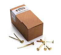 Fermacampioni ottonati N.12 - lunghezza 70 mm - Leone - conf. 100 pezzi