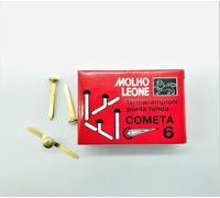 100 FERMACAMPIONI PUNTA TONDA - COMETA - VINTAGE - N.6 - una confezione