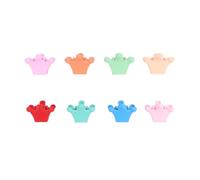 100 Fermagli per Capelli Piccoli a Forma di, Graziosi Fermagli per Capelli Colorati Opachi e Resistenti, Decorazione per Qualsiasi Acconciatura, Aggiunge un Tocco Regale Al Look