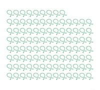 100 Fermagli per Viti da per giardino Plastica per verde 100 | Plastica per verde , design ergonomico, non danneggia i fusti, per ideale per viti e rampicanti, riutilizzabile all'infinito
