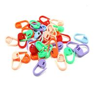 100 fermagli riutilizzabili in plastica per tessitura, graffette di sicurezza, aghi fai da te per abbigliamento, artigianato, gonne, colori misti