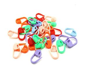 100 fermagli riutilizzabili in plastica per tessitura, graffette di sicurezza, aghi fai da te per abbigliamento, artigianato, gonne, colori misti