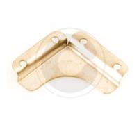 100 fermaspecchi 30x30 mm fermo liscio in acciaio nichelato per specchio fermasp