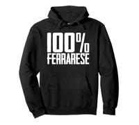 100% Ferrarese Ferrara Pride Felpa con Cappuccio