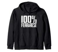 100% Ferrarese Ferrara Pride Felpa con Cappuccio