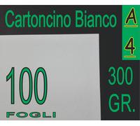 100 FF 300 GR CARTONCINO CARPETTE COPERTINE LASER INKJET A4 21X29,7CM