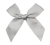 100 fiocchi di raso da 1,5 cm, 6 x 6 cm, mini fiocco decorativo per fai da te, idea regalo, colore grigio